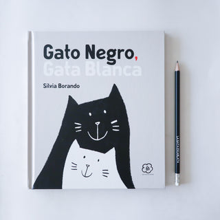 Gato negro, gata blanca