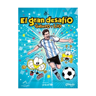 Portada del libro El Gran Desafío. Gaturro y Lio de Nik