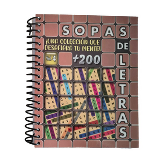 Portada del libro 200 + SOPAS DE LETRAS VOL.4 de Editorial Equipo