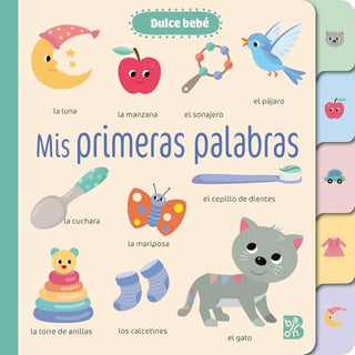 Portada del libro dulce bebe - MIS PRIMERAS PALABRAS de Ballon Media