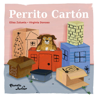 Portada del libro Perrito Cartón de Elisa Zulueta; Virginia Donoso