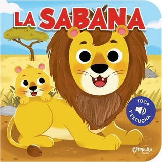 Toca y escucha: la sabana