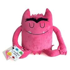 Peluche rosado - Monstruo de colores