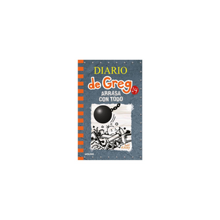 Portada del libro Diario de Greg 14 (tb). Arrasa con todo