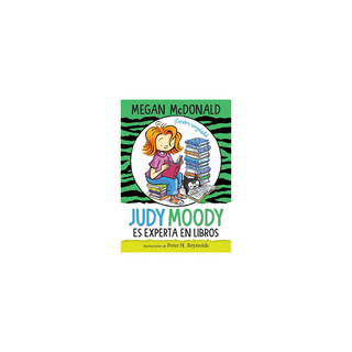 Portada del libro Judy Moody es experta en libros