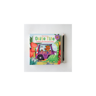 Portada del libro Osito Tito. Safari de dinosaurios