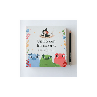 Portada del libro Un lío con los colores