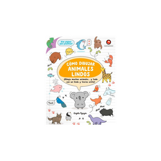 Portada del libro Cómo dibujar animales lindos