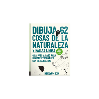Portada del libro Dibuja 62 cosas de la naturaleza y hazlas lindas