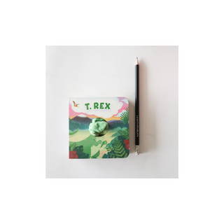 Portada del libro Libro con títere de dedo - bebe t.rex