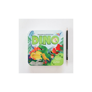 Portada del libro Dino. Animales prehistóricos (Tapitas curiosas)