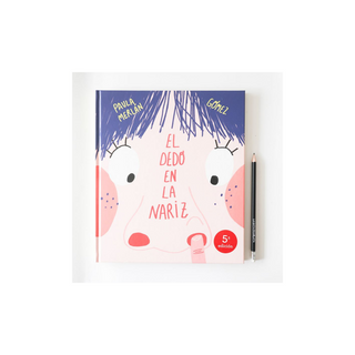 Portada del libro El dedo en la nariz