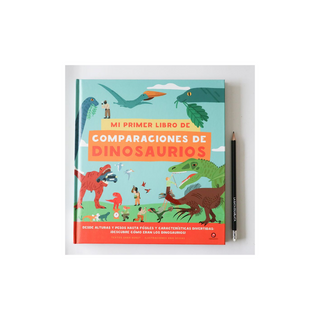 Portada del libro Mi primer libro de comparaciones de dinosaurios