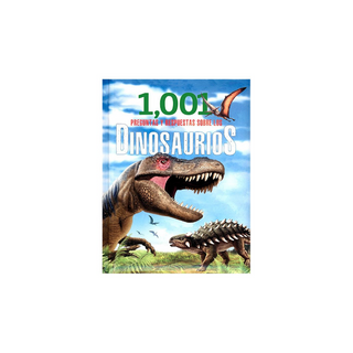 Portada del libro 1001 preguntas y respuestas sobre los dinosaurios (Primera biblioteca)