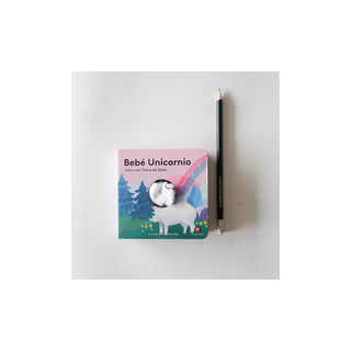 Portada del libro Libro con títere de dedo - Bebé unicornio