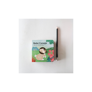 Portada del libro Libro con títere de dedo - Bebé coneja