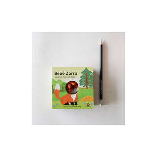 Portada del libro Libro con títere de dedo - Bebé zorro