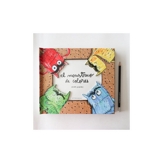 Portada del libro El moustruo de colores (pop-up)