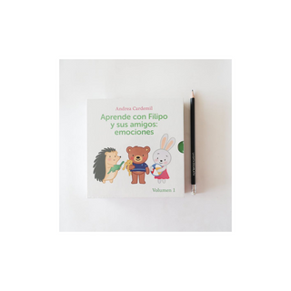 Portada del libro Aprende con Filipo y sus amigos: emoción