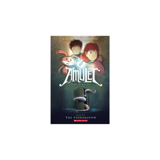 Portada del libro Amulet #1: The Stonekeeper