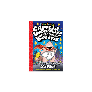 Portada del libro The Captain Underpants Double Crunchy Book o Fun