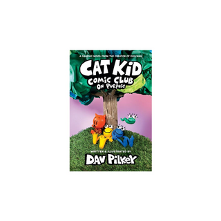 Portada del libro Cat Kid Comic Club #3: On Purpose: A Graphic Novel HC