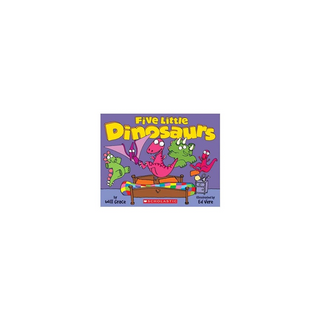 Portada del libro Five Little Dinosaurs