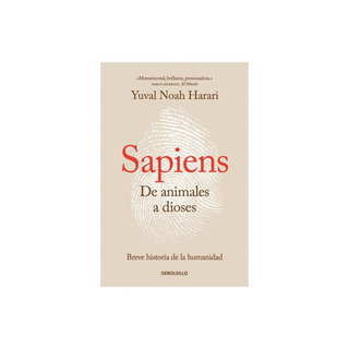 Portada del libro Sapiens. De animales a dioses