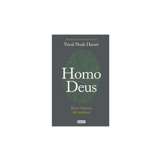 Portada del libro Homo deus. Breve historia del mañana