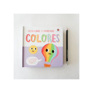 Portada del libro Descubre y aprende - Colores