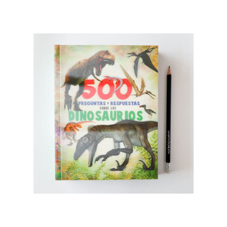 Portada del libro 500 preguntas y respuestas - Sobre los dinosaurios