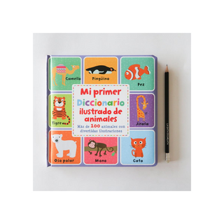 Portada del libro Mi primer diccionario ilustrado de animales