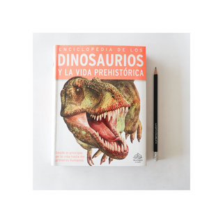 Portada del libro Enciclopedia de los dinosaurios y la vida prehistórica - 384 pág.