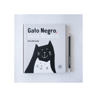 Portada del libro Gato negro, gata blanca