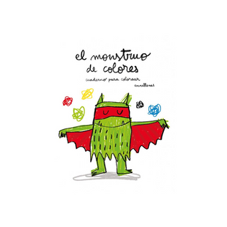 Portada del libro El monstruo de colores : cuaderno para colorear