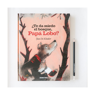 Portada del libro ¿Te da miedo el bosque papá lobo?