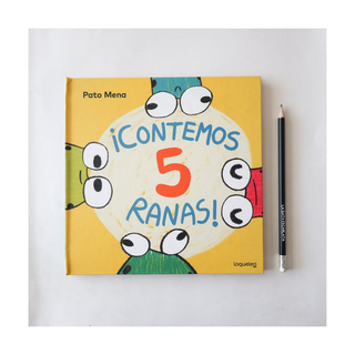 Portada del libro Contemos 5 ranas