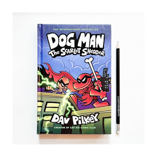 Portada del libro Dog Man #12: The Scarlet Shedder