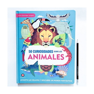 Portada del libro 50 curiosidades sobre los animales
