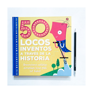 Portada del libro 50 locos inventos a través de la historia