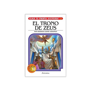 Portada del libro Elige tu propia aventura - trono de Zeus