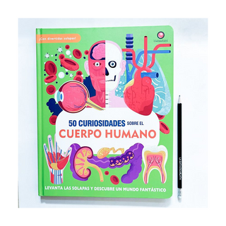 Portada del libro 50 curiosidades sobre el cuerpo humano