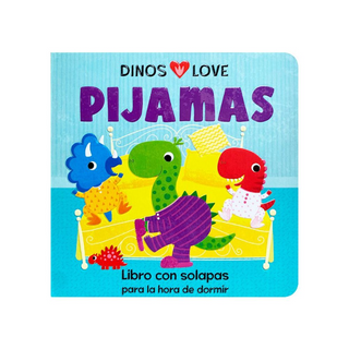 Portada del libro Dinos love - pijamas