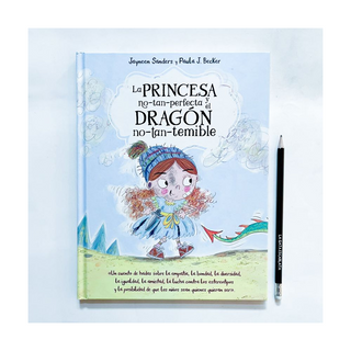 Portada del libro La princesa no tan perfecta y el dragón no tan temible