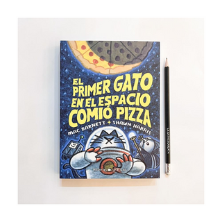 Portada del libro El primer gato en el espacio comió pizza