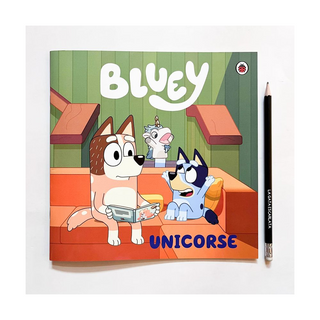 Portada del libro Bluey unicorse
