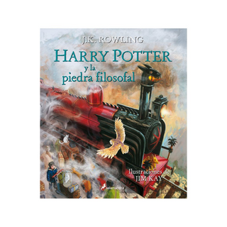 Portada del libro Harry Potter 1 (ilustrado)-piedra filosofal