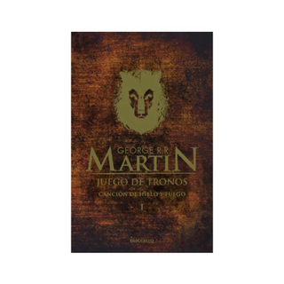 Portada del libro Canción de hielo 1 - juego de tronos