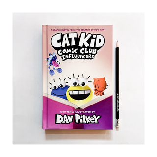 Portada del libro Cat kid comic club #5: influencers (Inglés)