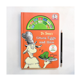Portada del libro Dr. Seuss's green eggs and ham: with 12 silly sounds! (dr. Seuss sound books) (Inglés)